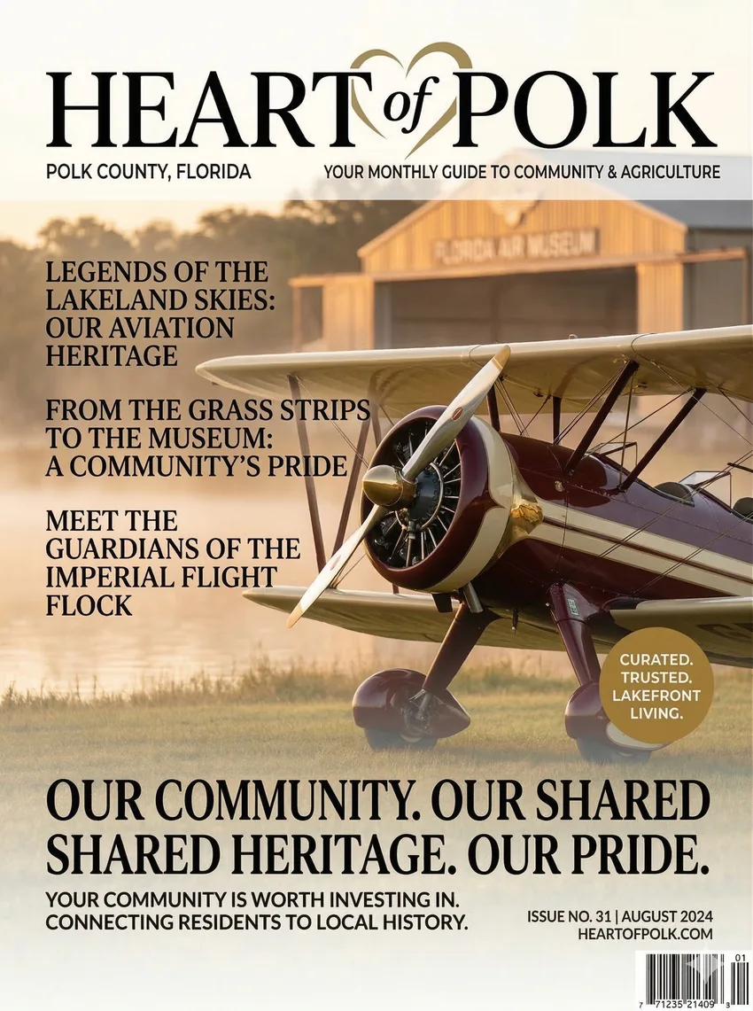 Heart of Polk Issue #31 - Aviation Heritage Biplane, August 2024